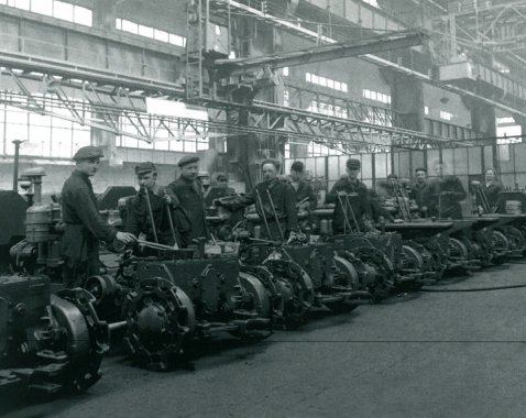 In the 1950s the Plant was also manufacturing goods for civil market.